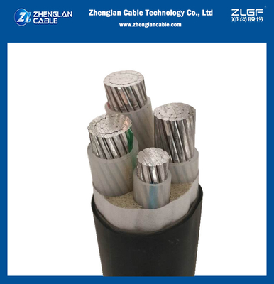 aluminium souterrain de cable électrique de basse tension de 3.5C AAC Unarmored
